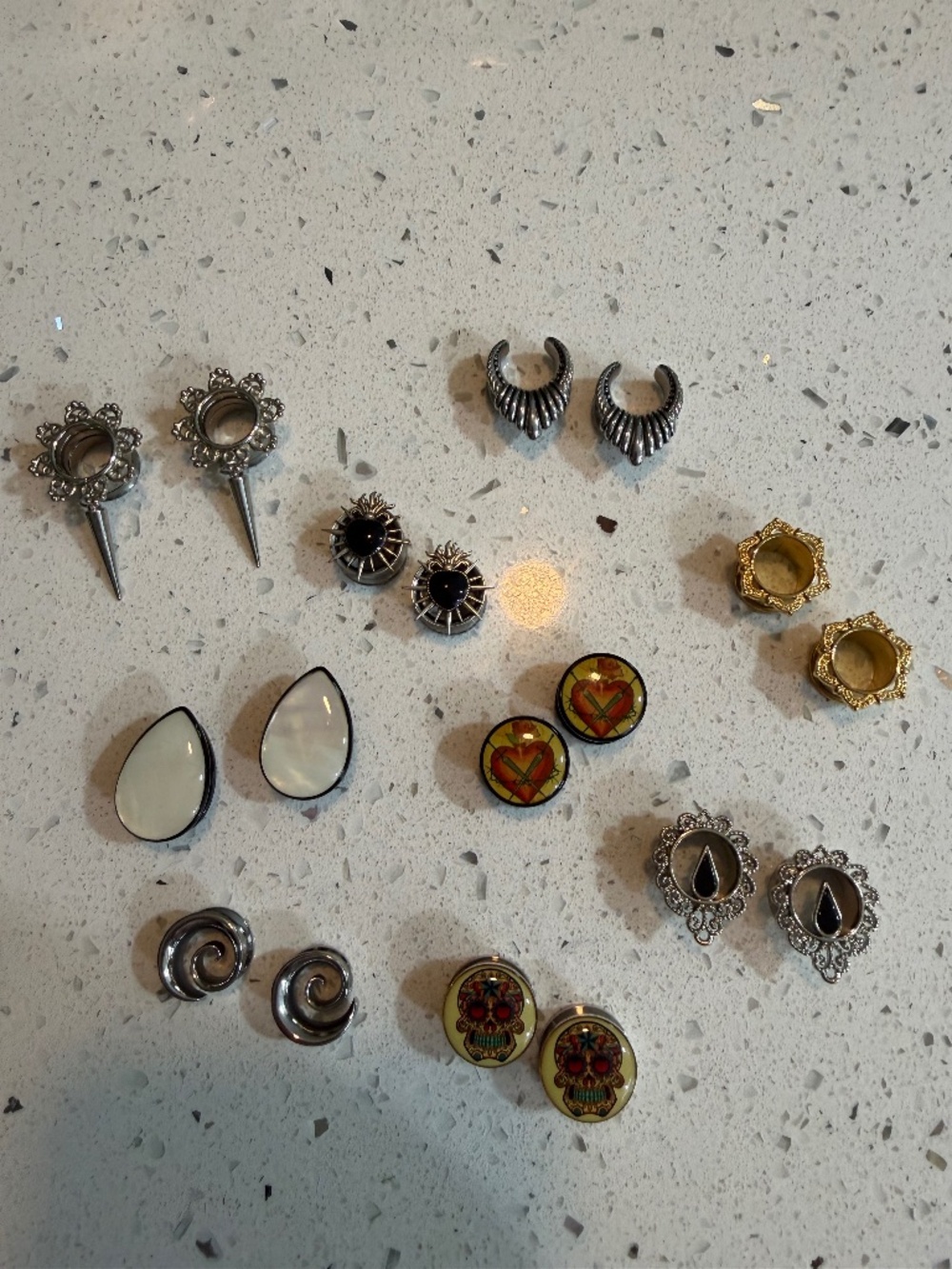 14 mm ear grommets (assorted 9 pairs)